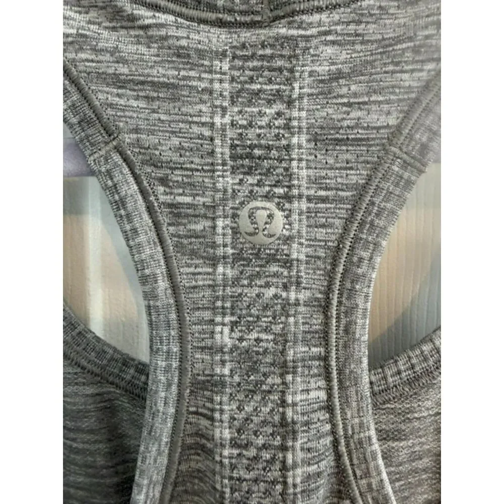 Lululemon Swiftly Tech Racerback Tank Heather Gray Approx Size 10